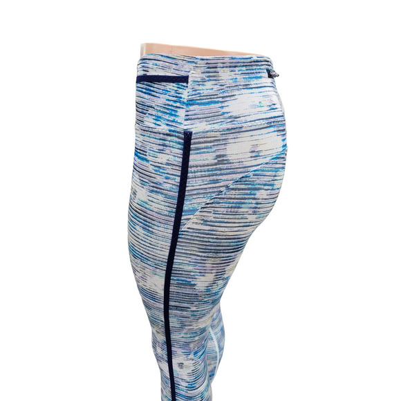 Lululemon Women's Real Quick Striped Multicolor Pants Size 4 Blurry Belle - Picture 8 of 16